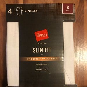 New! Hanes slim fit mens undershirts